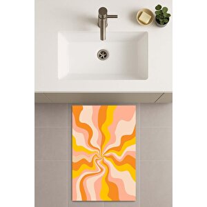 Banyo Paspası, Yıkanabilir - Kaydırmaz Taban 80x120 cm