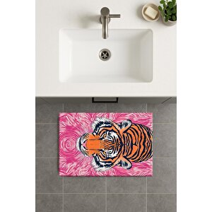 Banyo Paspası, Yıkanabilir - Kaydırmaz Taban 80x120 cm