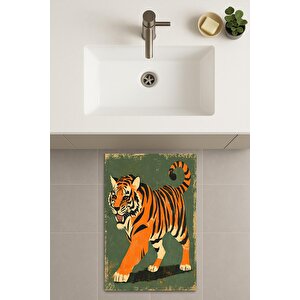 Banyo Paspası, Yıkanabilir - Kaydırmaz Taban 60x90 cm