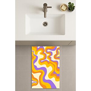 Banyo Paspası, Yıkanabilir - Kaydırmaz Taban 60x100 cm