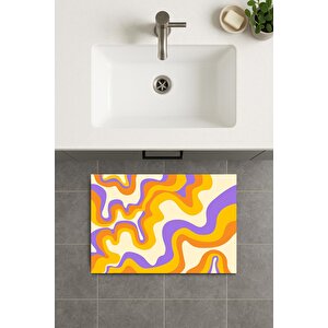 Banyo Paspası, Yıkanabilir - Kaydırmaz Taban 60x100 cm