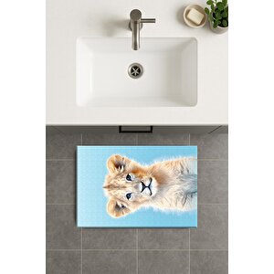 Banyo Paspası, Yıkanabilir - Kaydırmaz Taban 70x110 cm