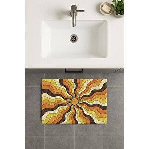 Banyo Paspası, Yıkanabilir - Kaydırmaz Taban 60x100 cm