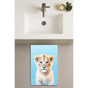Banyo Paspası, Yıkanabilir - Kaydırmaz Taban 60x100 cm