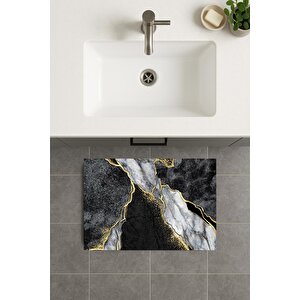 Banyo Paspası, Yıkanabilir - Kaydırmaz Taban 80x120 cm