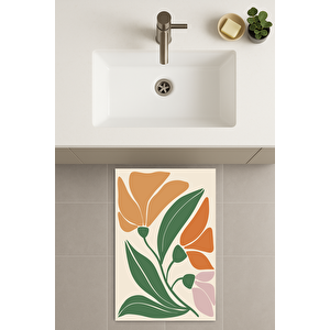 Banyo Paspası, Yıkanabilir - Kaydırmaz Taban 80x120 cm
