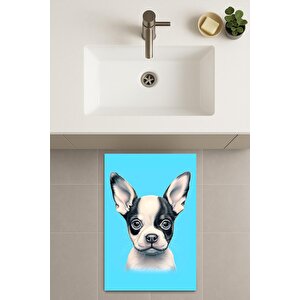 Banyo Paspası, Yıkanabilir - Kaydırmaz Taban 60x90 cm