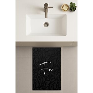 Banyo Paspası, Yıkanabilir - Kaydırmaz Taban 80x120 cm