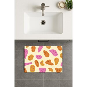 Banyo Paspası, Yıkanabilir - Kaydırmaz Taban 60x100 cm