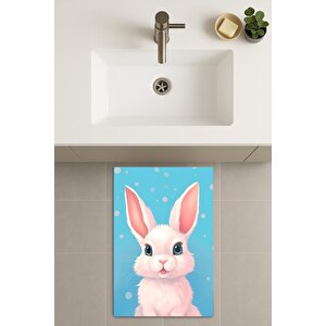 Banyo Paspası, Yıkanabilir - Kaydırmaz Taban 60x100 cm