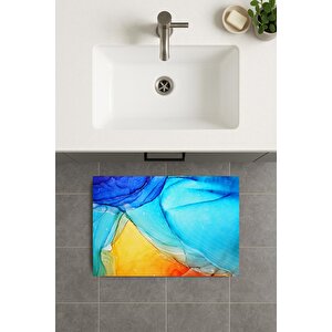 Banyo Paspası, Yıkanabilir - Kaydırmaz Taban 60x100 cm
