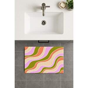 Banyo Paspası, Yıkanabilir - Kaydırmaz Taban 60x100 cm
