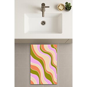 Banyo Paspası, Yıkanabilir - Kaydırmaz Taban 60x100 cm