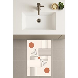 Banyo Paspası, Yıkanabilir - Kaydırmaz Taban 60x90 cm