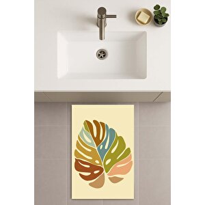 Banyo Paspası, Yıkanabilir - Kaydırmaz Taban 80x120 cm
