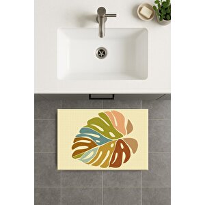 Banyo Paspası, Yıkanabilir - Kaydırmaz Taban 80x120 cm