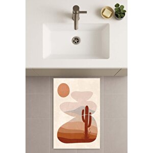 Banyo Paspası, Yıkanabilir - Kaydırmaz Taban 60x100 cm