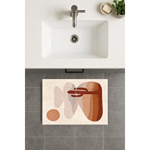 Banyo Paspası, Yıkanabilir - Kaydırmaz Taban 60x100 cm