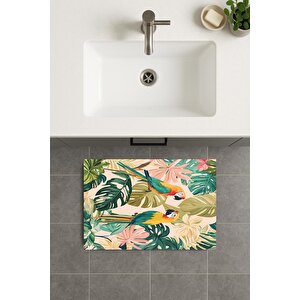 Banyo Paspası, Yıkanabilir - Kaydırmaz Taban 60x100 cm