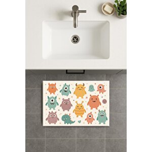 Banyo Paspası, Yıkanabilir - Kaydırmaz Taban 40x60 cm