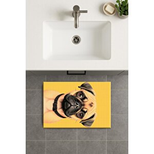 Banyo Paspası, Yıkanabilir - Kaydırmaz Taban 70x110 cm