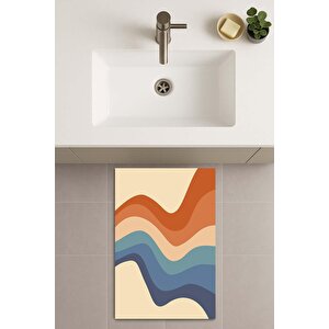 Banyo Paspası, Yıkanabilir - Kaydırmaz Taban 60x100 cm