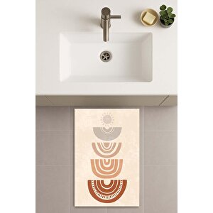 Banyo Paspası, Yıkanabilir - Kaydırmaz Taban 80x120 cm