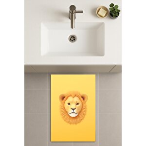 Banyo Paspası, Yıkanabilir - Kaydırmaz Taban 60x100 cm