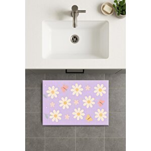 Banyo Paspası, Yıkanabilir - Kaydırmaz Taban 60x100 cm