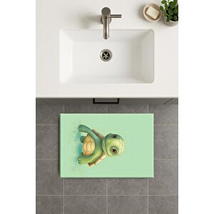Banyo Paspası, Yıkanabilir - Kaydırmaz Taban 50x70 cm