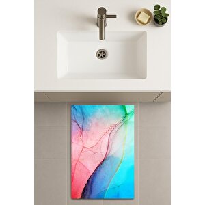 Banyo Paspası, Yıkanabilir - Kaydırmaz Taban 60x100 cm