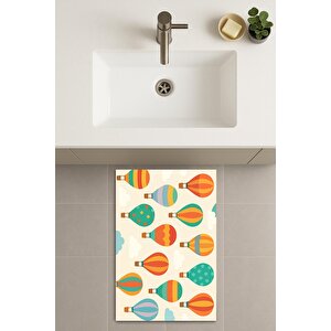 Banyo Paspası, Yıkanabilir - Kaydırmaz Taban 60x90 cm
