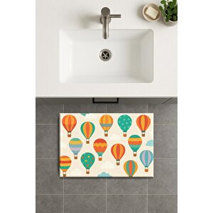 Banyo Paspası, Yıkanabilir - Kaydırmaz Taban 60x90 cm