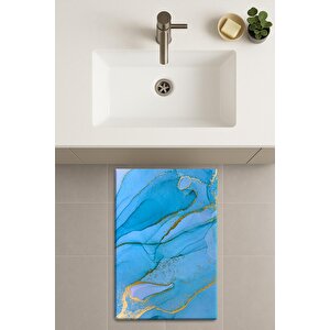 Banyo Paspası, Yıkanabilir - Kaydırmaz Taban 60x90 cm