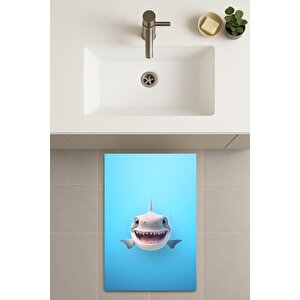 Banyo Paspası, Yıkanabilir - Kaydırmaz Taban 80x120 cm