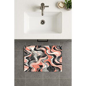 Banyo Paspası, Yıkanabilir - Kaydırmaz Taban 60x100 cm