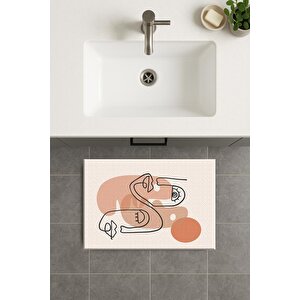 Banyo Paspası, Yıkanabilir - Kaydırmaz Taban 60x90 cm