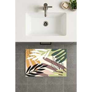 Banyo Paspası, Yıkanabilir - Kaydırmaz Taban 80x120 cm