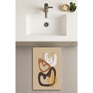 Banyo Paspası, Yıkanabilir - Kaydırmaz Taban 60x90 cm