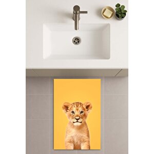 Banyo Paspası, Yıkanabilir - Kaydırmaz Taban 50x70 cm