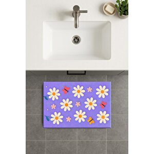 Banyo Paspası, Yıkanabilir - Kaydırmaz Taban 60x100 cm
