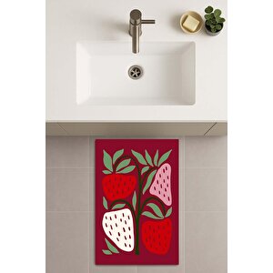 Banyo Paspası, Yıkanabilir - Kaydırmaz Taban 60x90 cm