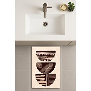 Banyo Paspası, Yıkanabilir - Kaydırmaz Taban 70x110 cm