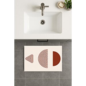 Banyo Paspası, Yıkanabilir - Kaydırmaz Taban 60x100 cm