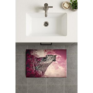 Banyo Paspası, Yıkanabilir - Kaydırmaz Taban 80x120 cm