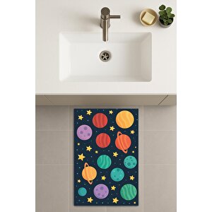 Banyo Paspası, Yıkanabilir - Kaydırmaz Taban 40x60 cm