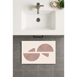 Banyo Paspası, Yıkanabilir - Kaydırmaz Taban 80x120 cm