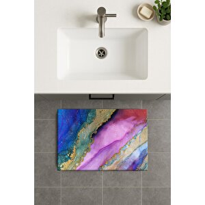 Banyo Paspası, Yıkanabilir - Kaydırmaz Taban 40x60 cm