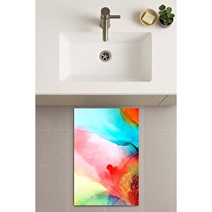Banyo Paspası, Yıkanabilir - Kaydırmaz Taban 60x90 cm