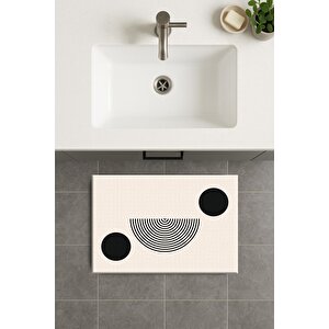 Banyo Paspası, Yıkanabilir - Kaydırmaz Taban 60x100 cm
